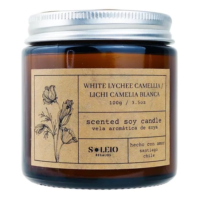 OEM - Vela Soy Lichi Camelia Blanca