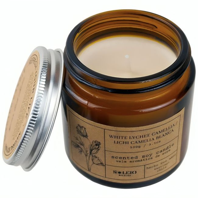 OEM - Vela Soy Lichi Camelia Blanca