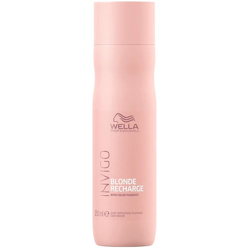 WELLA - Shampoo Invigo Blond Recharge Wella 250 Ml Especial Para Rubios.