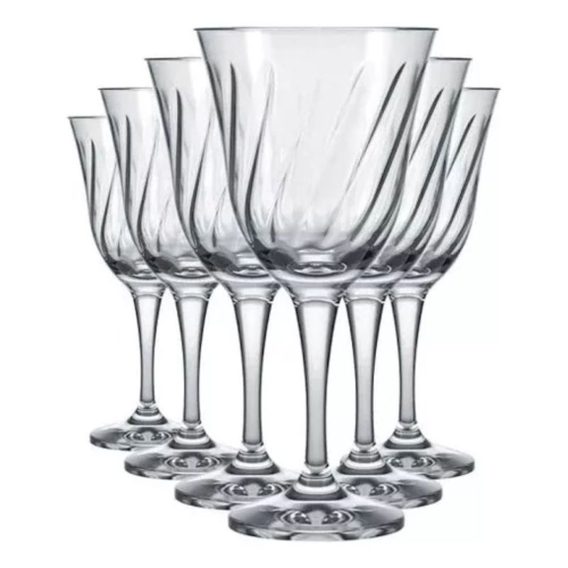 NADIR - Set 6 Copas  De Vino Aperol Cóctel Lirio 250cc