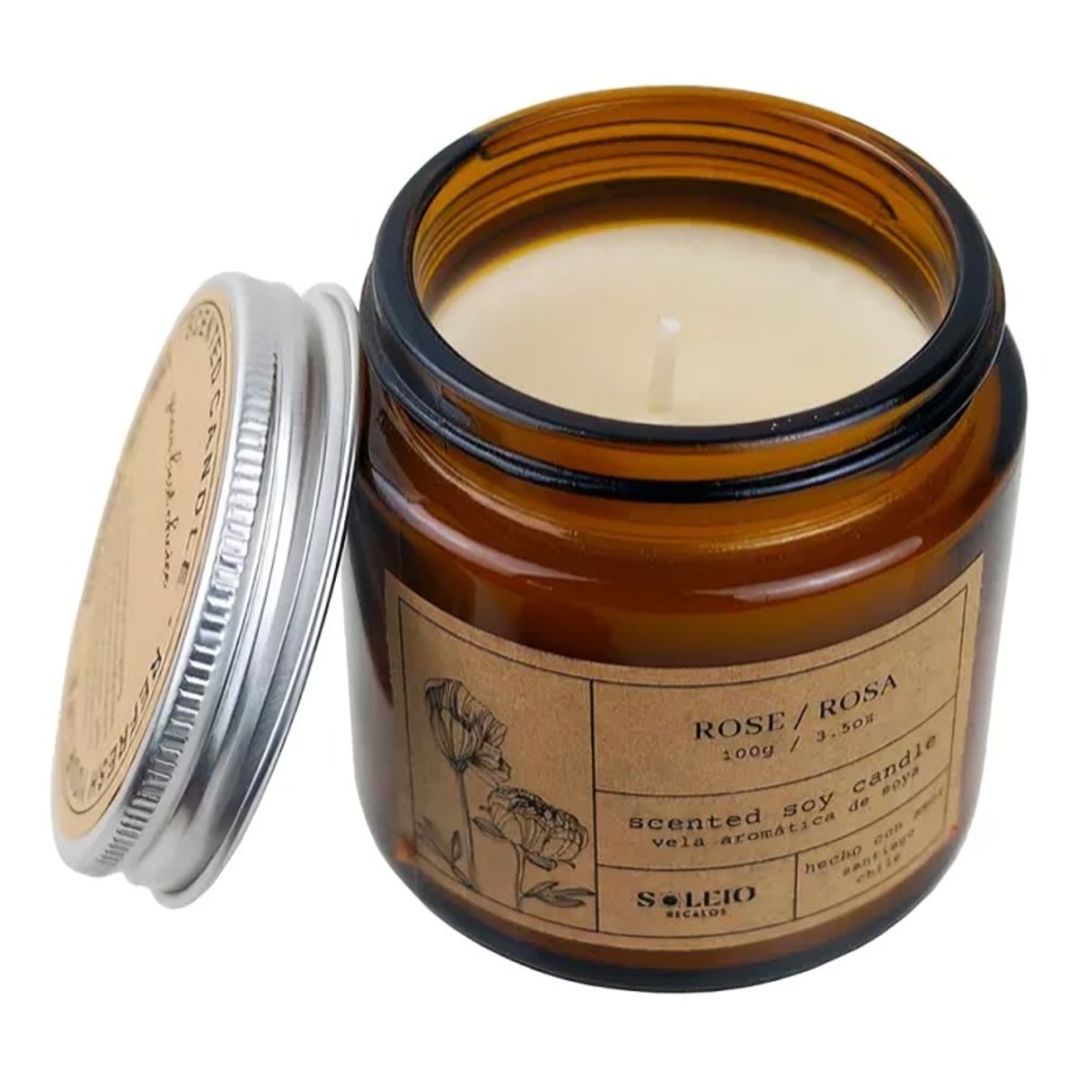 OEM - Vela Aromática Soya  Rosa