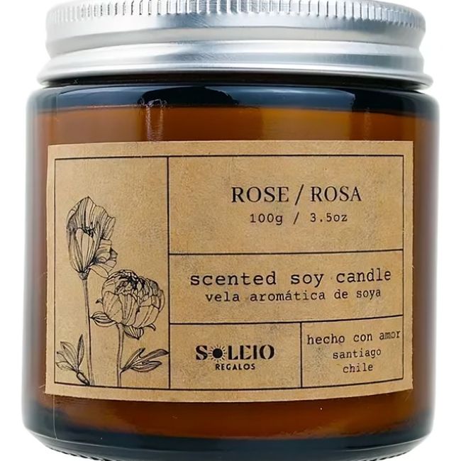 OEM - Vela Aromática Soya  Rosa