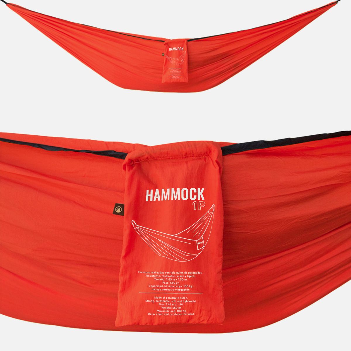 LIPPI - Hamaca B-Light Hammock Rojo Lippi