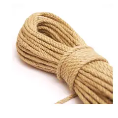 GENERICO - Cordón De Yute De Cáñamo 4mm 20 Metros