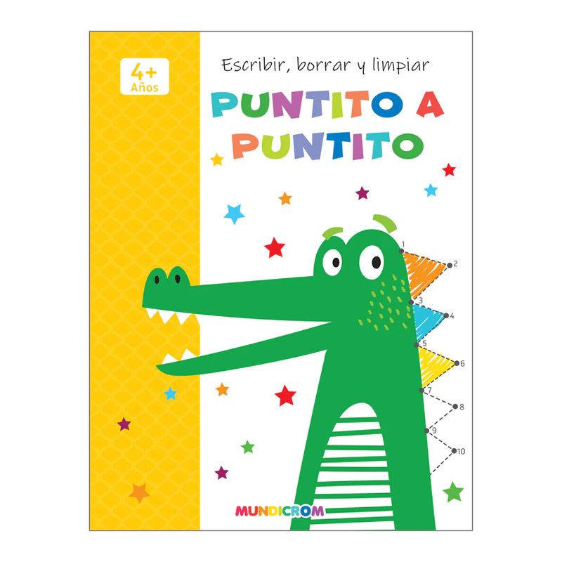 MUNDICROM - Libro de Actividades Puntito A Puntito Traza Borra Y Limpia - Mundicrom