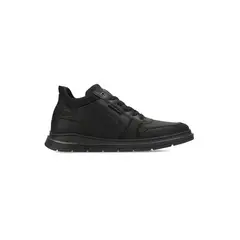 CARDINALE - Zapatillas caña baja Zapatillas hombre cuero haarlem-0-57 negro