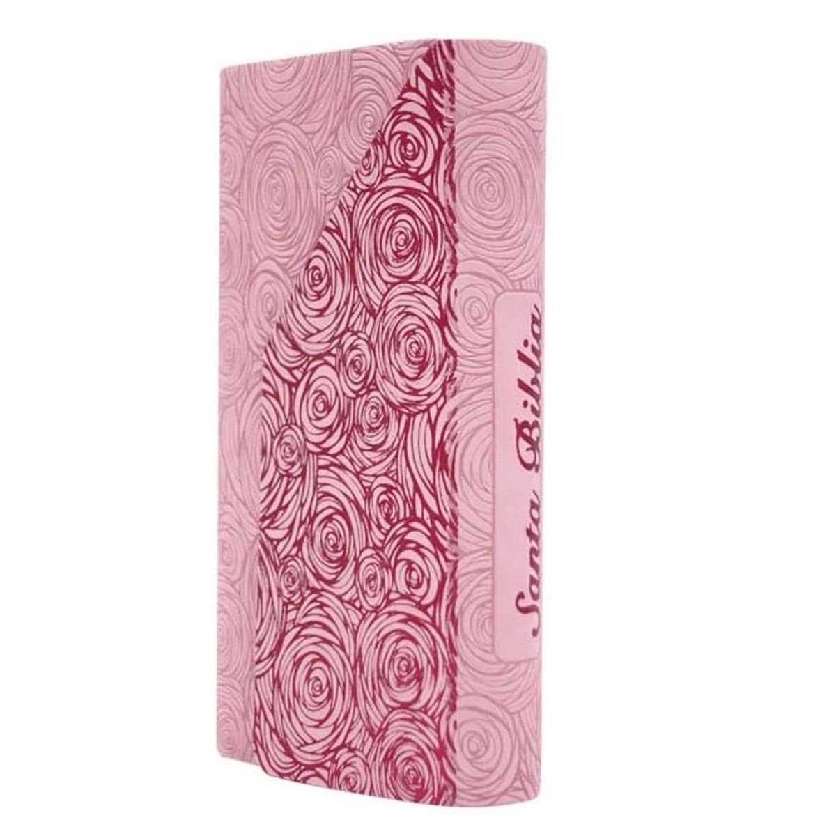 SOCIEDADES BIBLICAS UNIDAS - Biblia Reina Valera 1960 Mediana Rosa Claro Con Broche índice