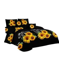 GENERICO - CUBRECAMA KING CON TELA QUILTS DE VERANO GIRASOL TF