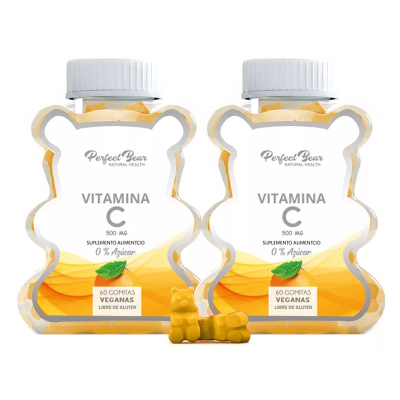 Perfect Bear - Vitamina C , Perfect Bear, Ositos Masticables x 2 Meses