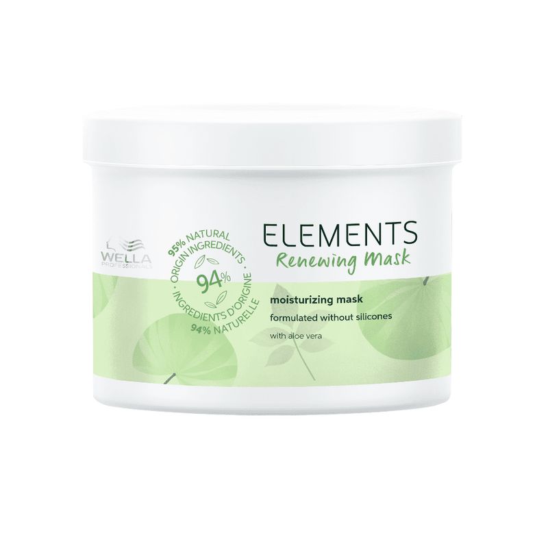 WELLA - Mascarilla Capilar Wella Elements 500ml Aloe Sin Siliconas