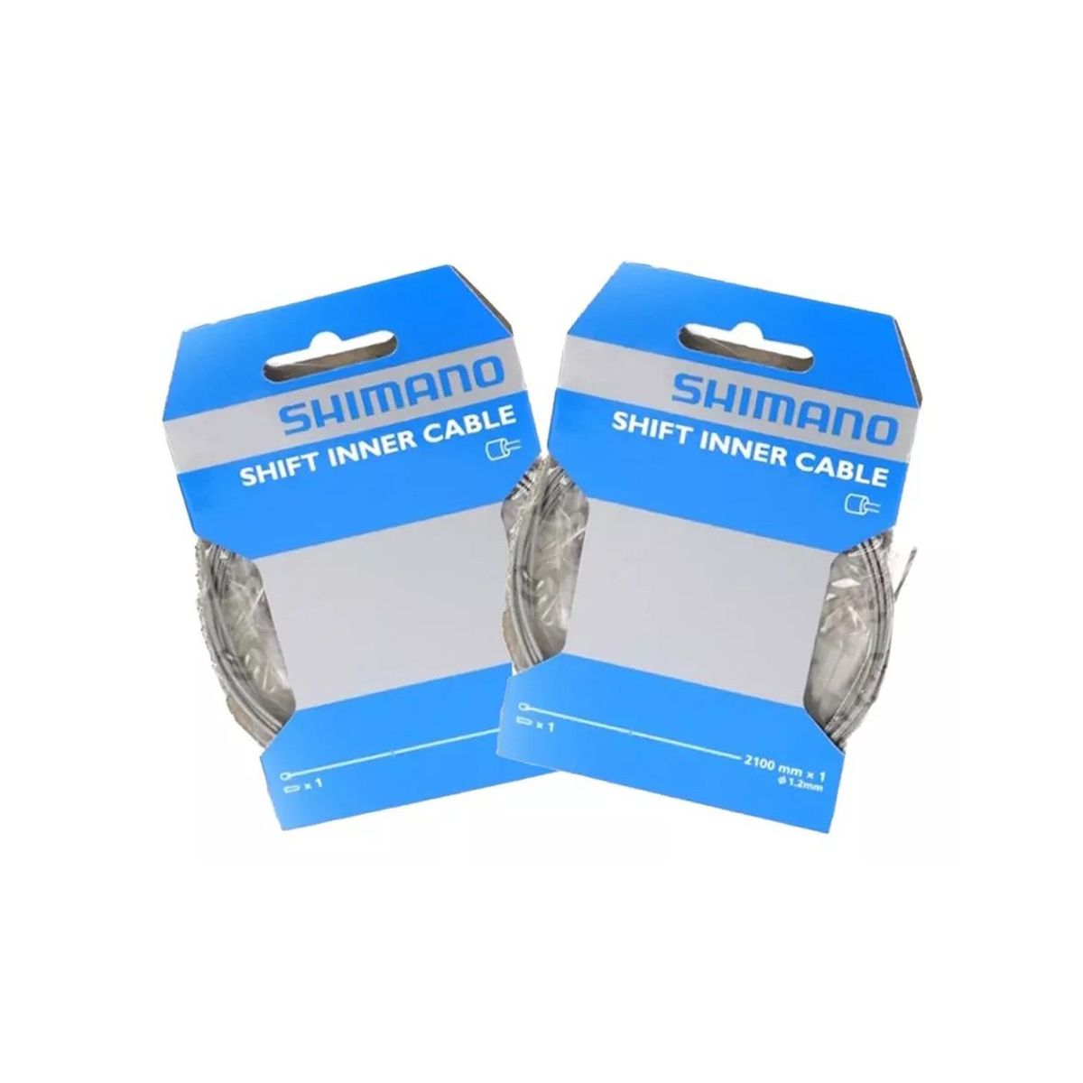 SHIMANO - Pack 2 Cables Piolas Cambio Shimano 1.2 X 2100mm