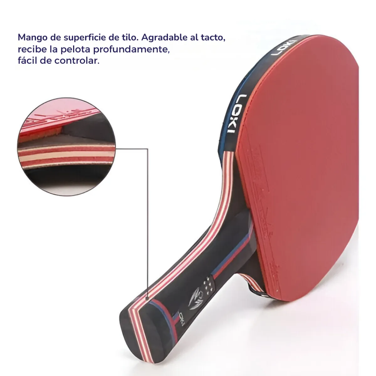 CRUSEC - Paleta De Ping Pong 6 Estrellas Pro Carbon Performance