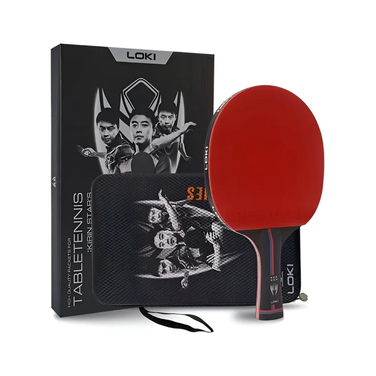CRUSEC - Paleta De Ping Pong 6 Estrellas Pro Carbon Performance