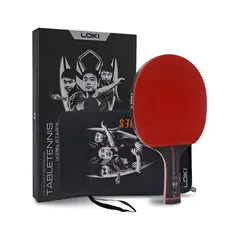 CRUSEC - Paleta De Ping Pong 6 Estrellas Pro Carbon Performance