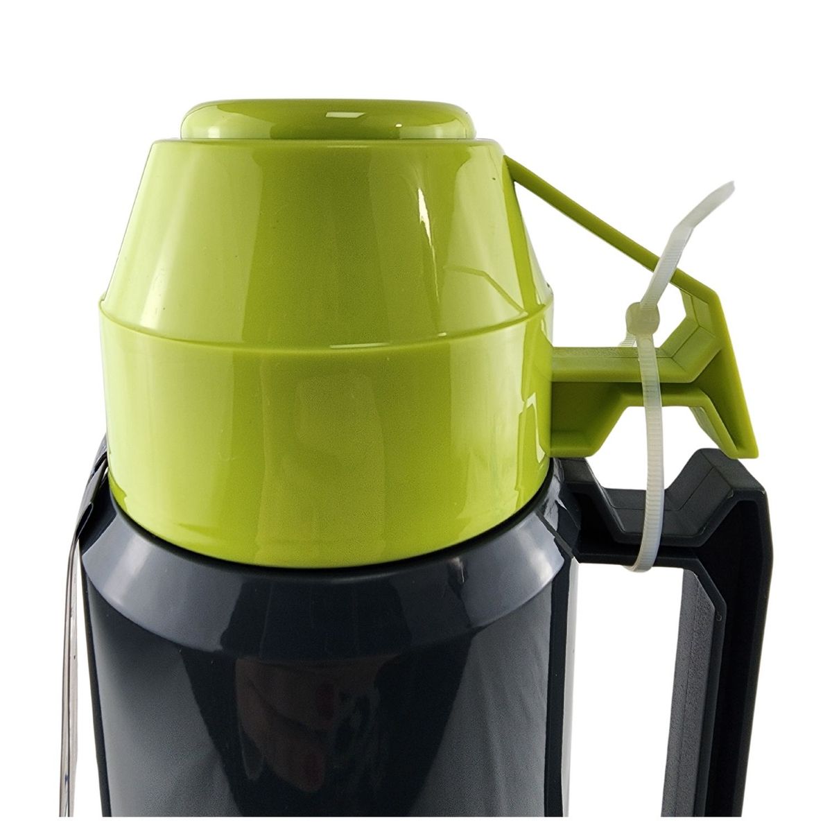 MEGA - Termo Mega 1L New Megatemp Bebidas Calientes Frias con Tazas Verde