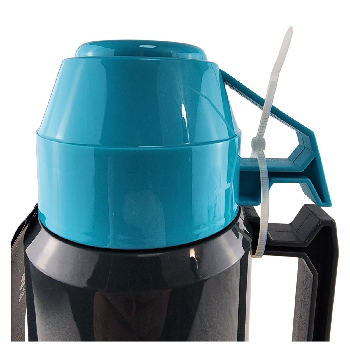 MEGA - Termo Mega 1L New Megatemp Bebidas Calientes Frias con Tazas Celeste