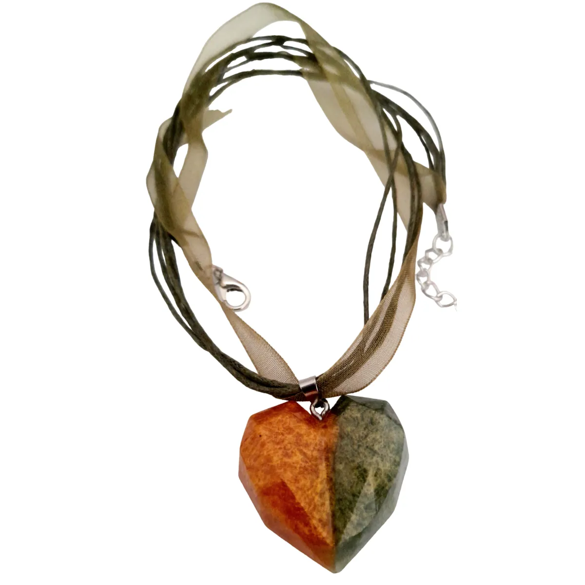 CATHALIFAUDJOYAS - COLLAR CORAZON GEOMETRICO CATHALIFAUDJOYAS