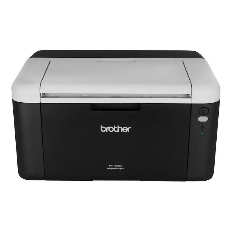 BROTHER - Impresora Brother Laser HL1202 Monocromatica B&N 21 PPM USB