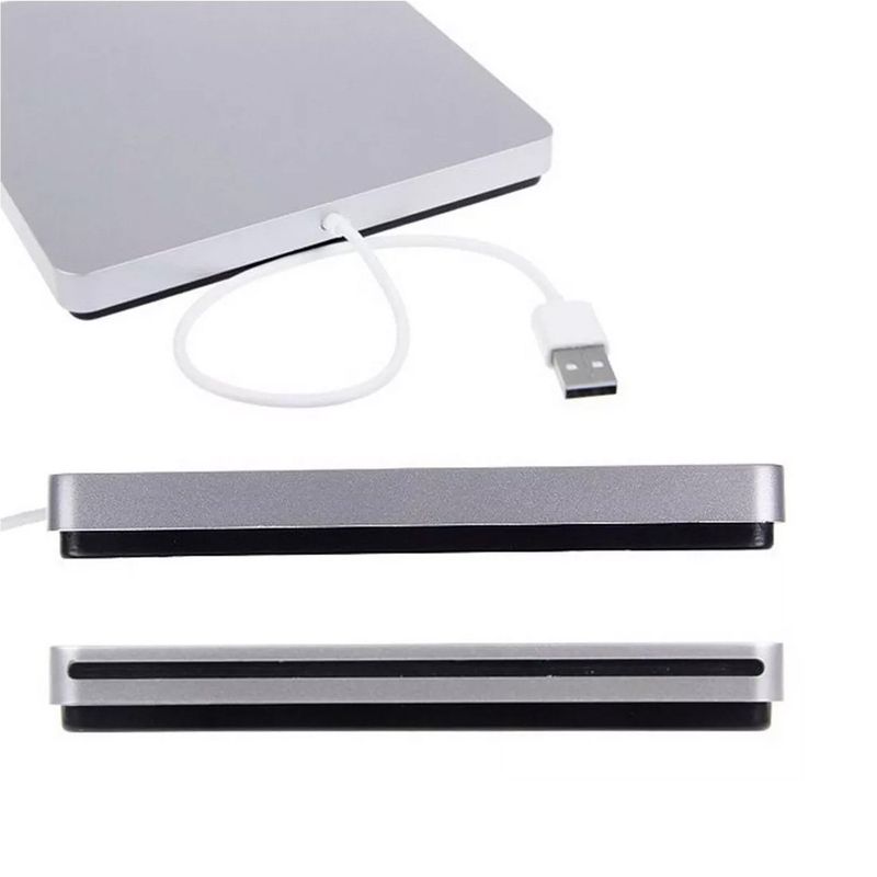GENERICO - Case Cofre Usb Superdrive USB 2.0 Para Macbook