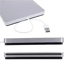 GENERICO - Super Slim External USB 2.0 Superdrive Case Enclosure for Macbook Pro Air iMAC ,Slot in 9.5mm 12.7mm SATA Optical Drive Optibay