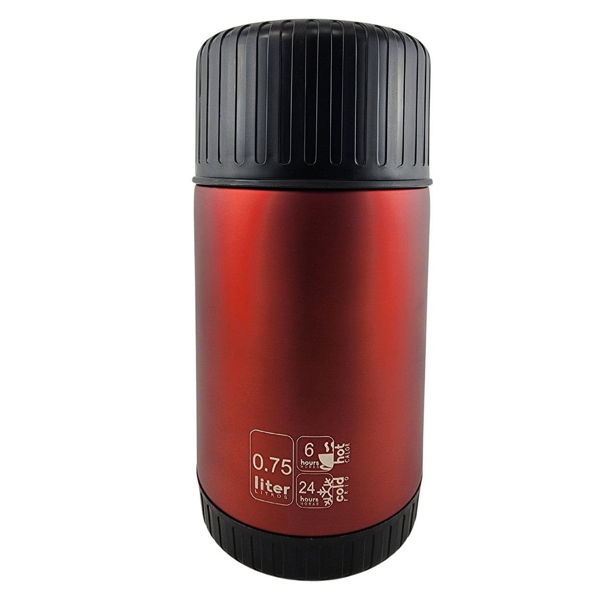 MEGA - Termo Mega Magnum 750mL Comidas Metalico Acero Inoxidable Rojo