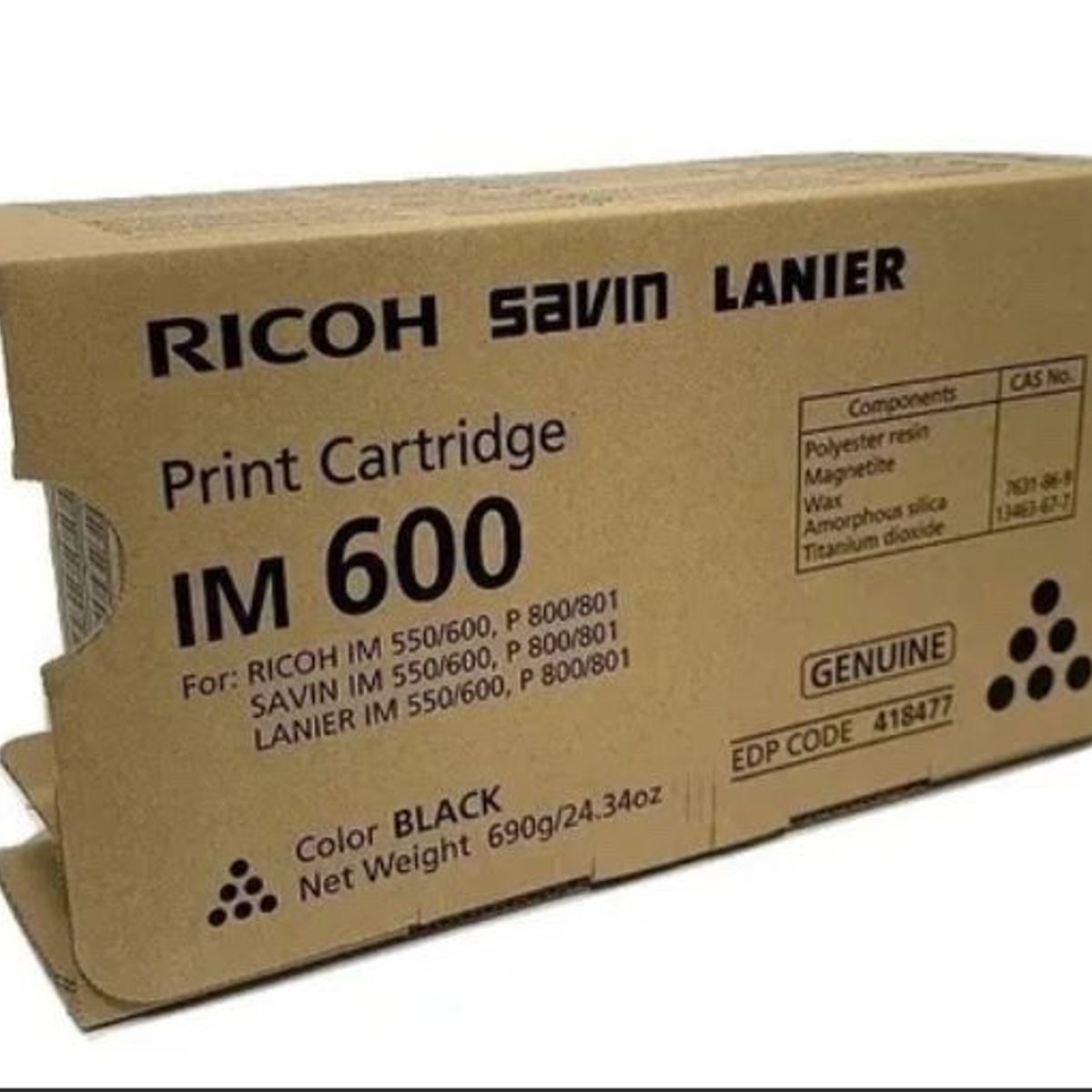 RICOH - TONER RICOH IM600 ORIGINAL NEGRO