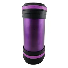 MEGA - Termo Maxx 600mL Comidas Metalico Acero Inoxidable Morado