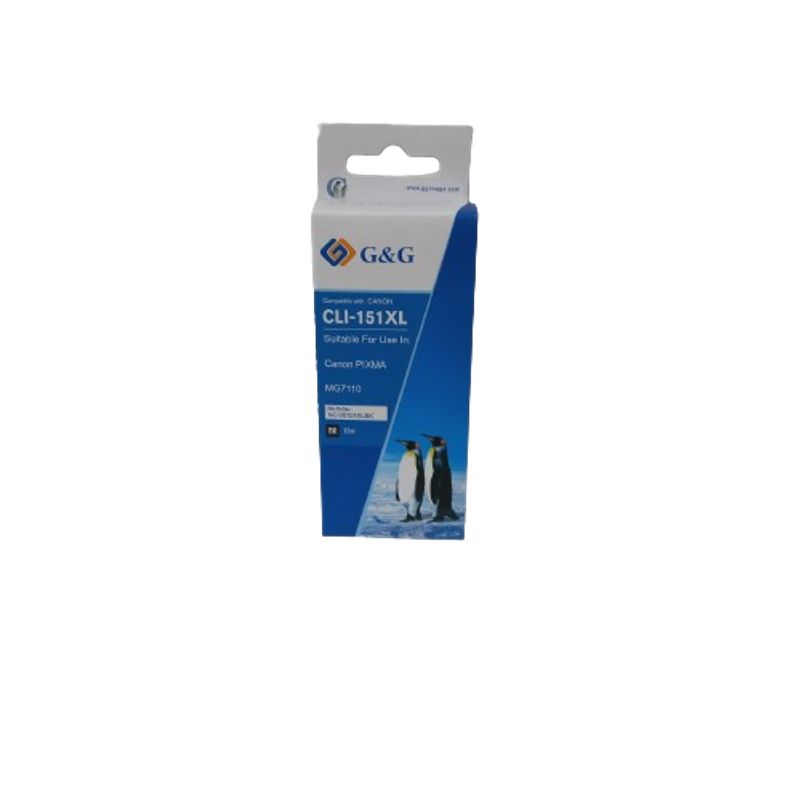 GENERICO - Tinta compatible con CANON CLI151 XL Negro