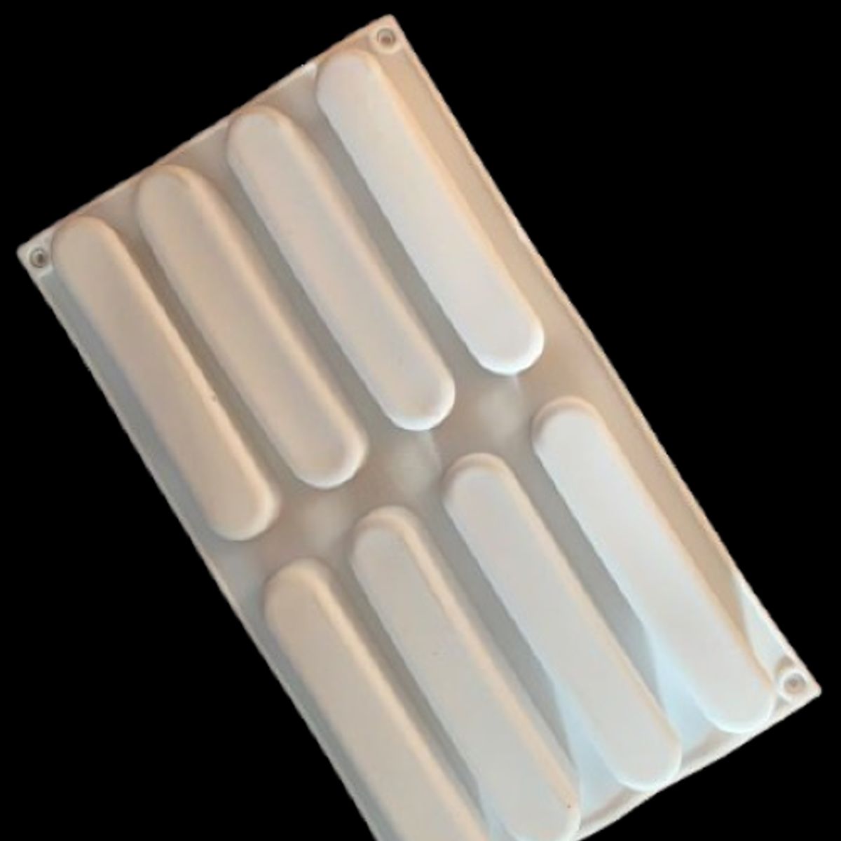 GENERICO - Molde De Silicona 8 Biscuit, Plantilla, Champaña, Galleta, Jabones