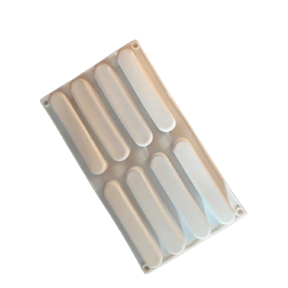 GENERICO - Molde De Silicona 8 Biscuit, Plantilla, Champaña, Galleta, Jabones