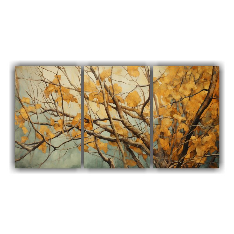 GENERICO - Pintura Abstracta De Un árbol De álamo En Concepto De Prof 240x120cm