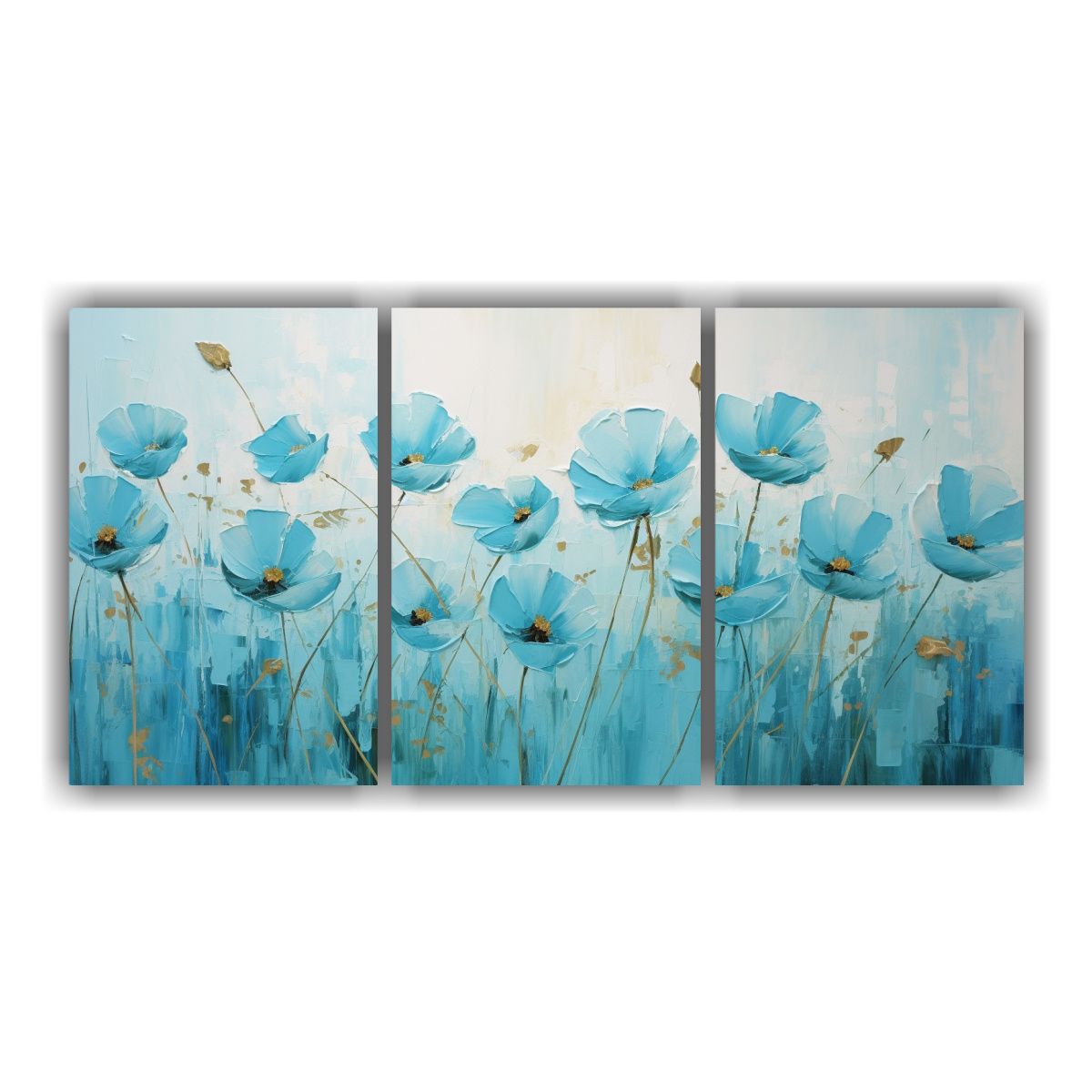 GENERICO - Telas En Bastidor Espectacular Intenso A Turquoise Colors Fl 240x120cm