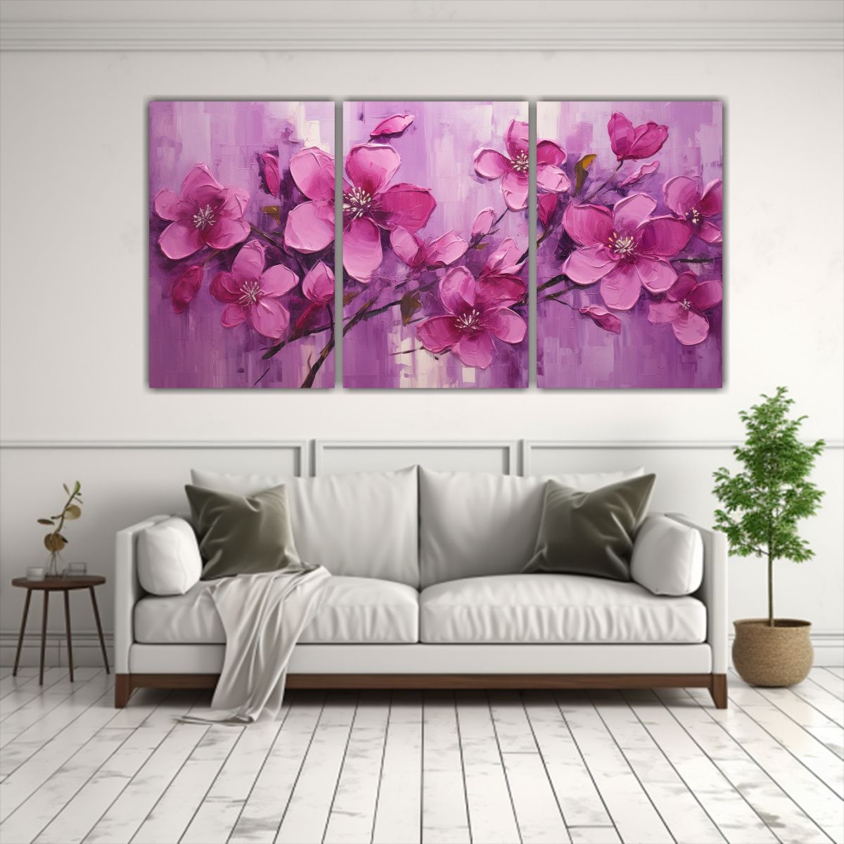 GENERICO - Pinturas Modernas De Flores En Lienzo En El Estilo Pop Art E 240x120cm