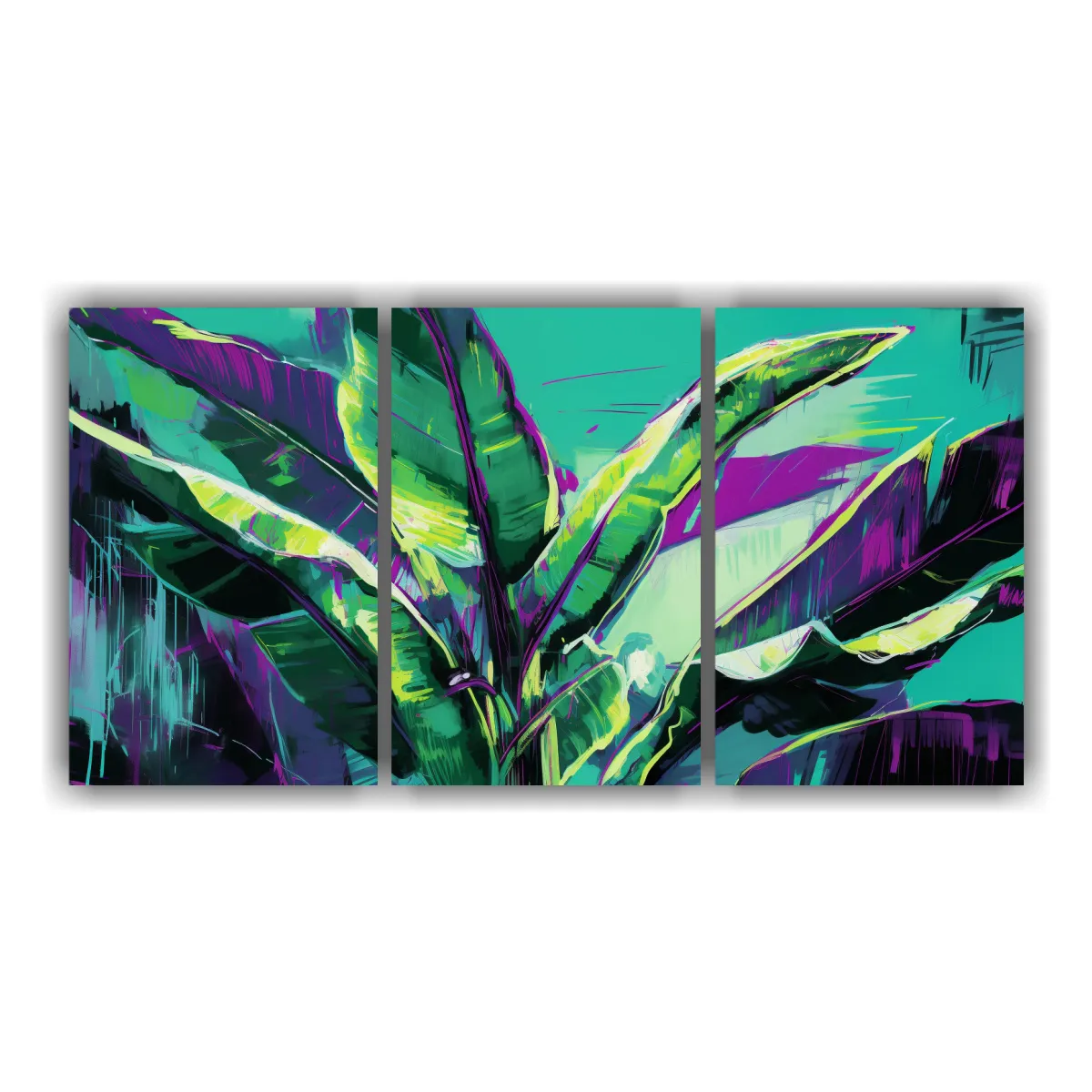 GENERICO - Cuadros De Decoración Con Tema De árbol De Plátano En Col 240x120cm
