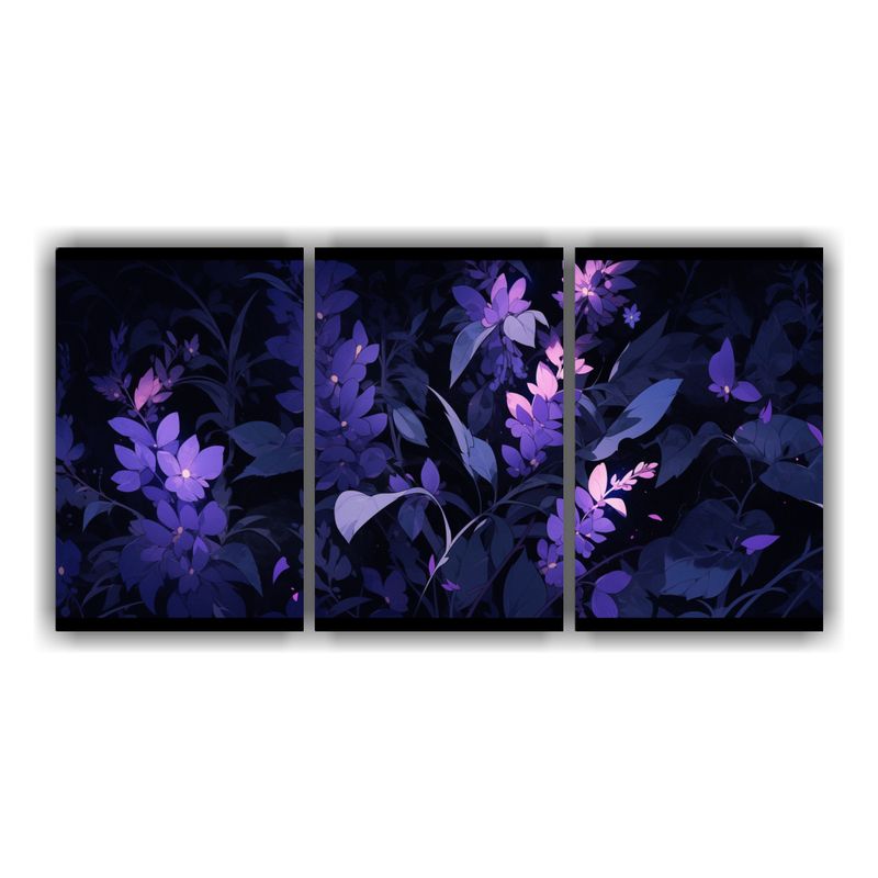 GENERICO - Pinturas Decorativas Estilo Neonoir Belleza Natural Púrpura 240x120cm