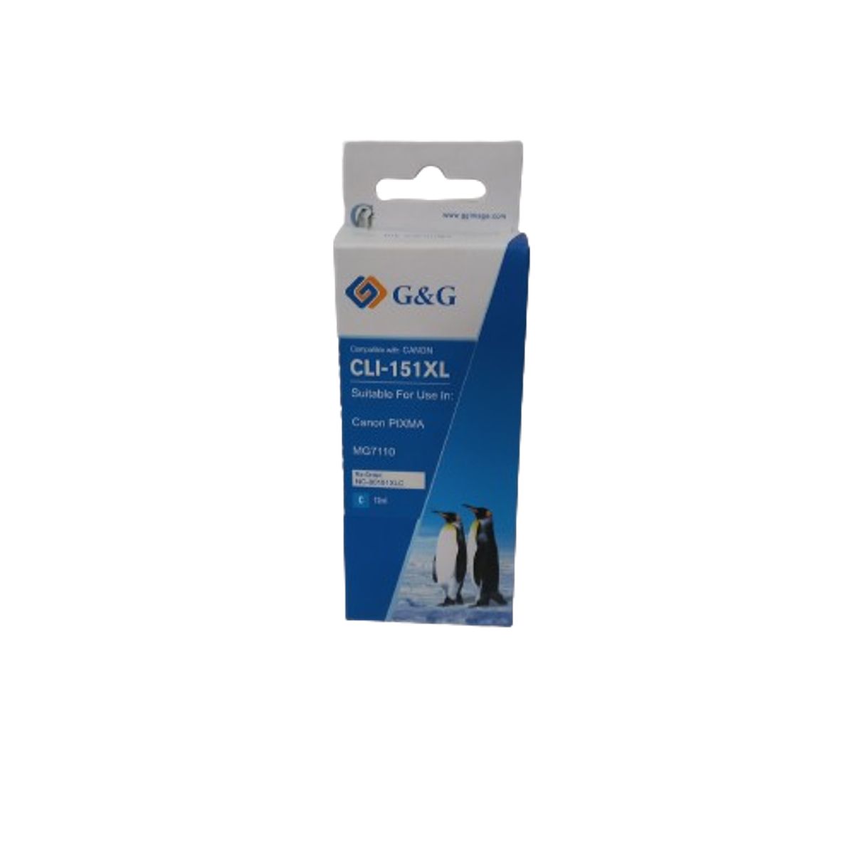 GENERICO - Tinta compatible con CANON CLI151 XL Cyan