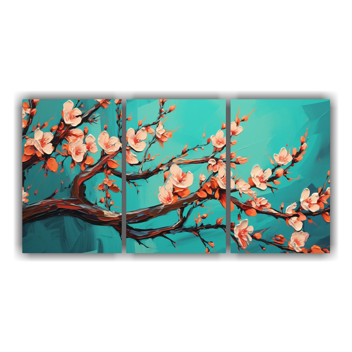 GENERICO - Composición Equilibrada De Un árbol Melocotón En Colores  240x120cm