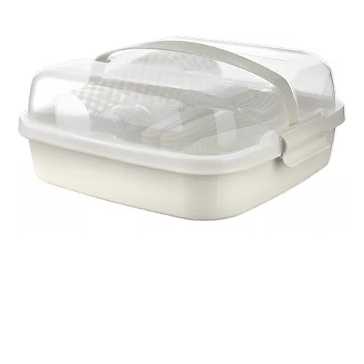 GENERICO - Set De Picnic Titiz 32 Piezas - 6 Personas Plástico Firme