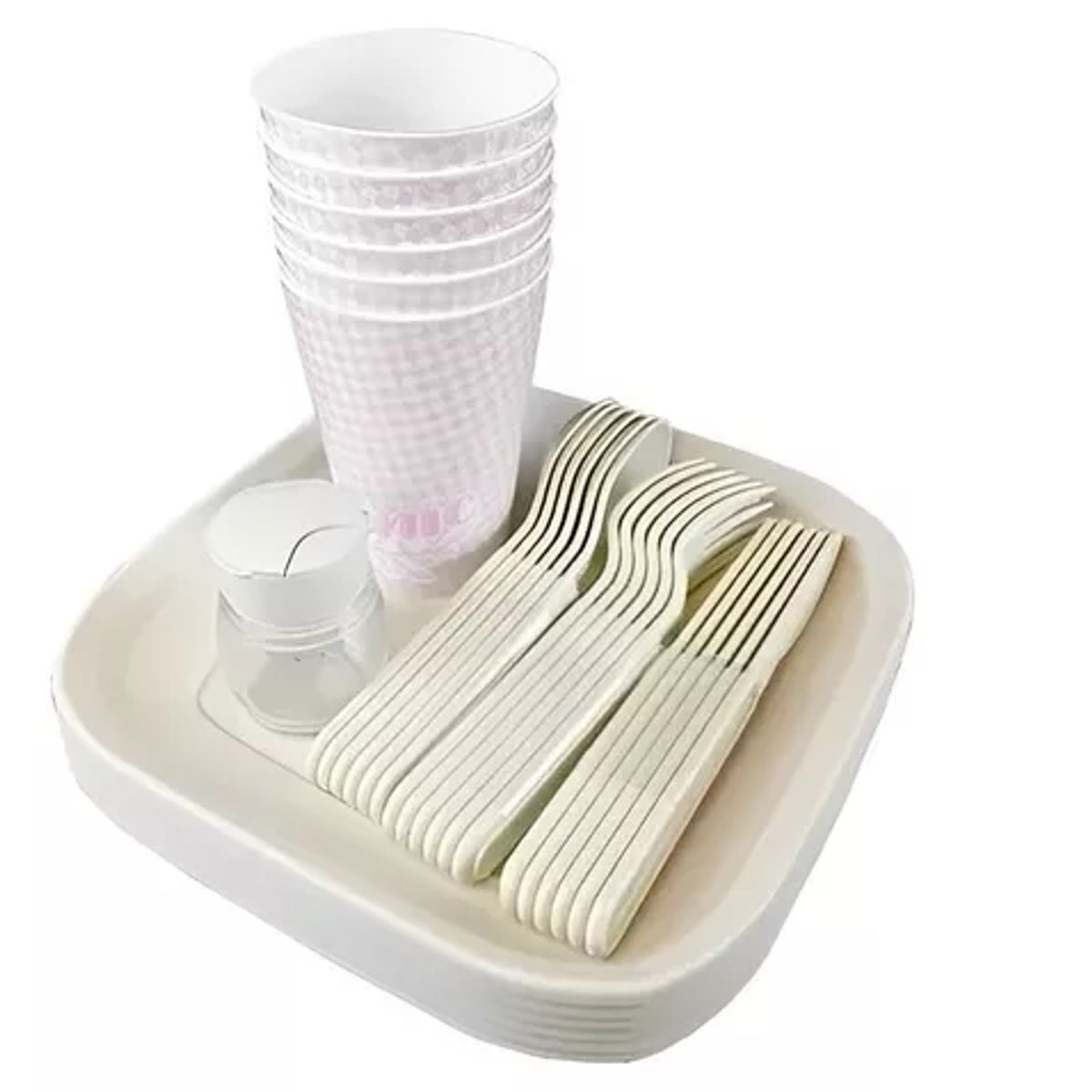 GENERICO - Set De Picnic Titiz 32 Piezas - 6 Personas Plástico Firme