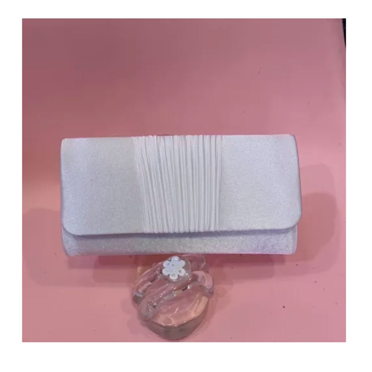 GENERICO - Cartera De Noche Fiesta Blanco Para Mujer