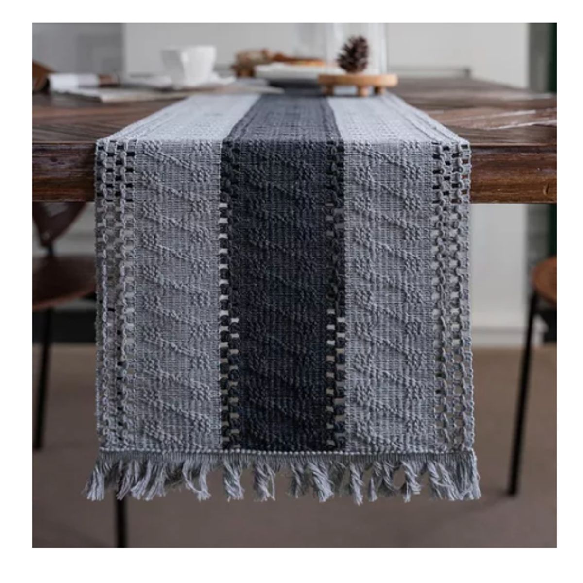 GENERICO - Camino De Mesa Algodon Yute Casa Mantel De Centro 180 X 30