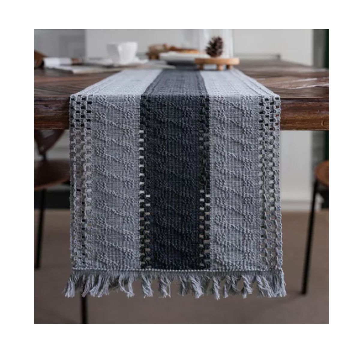 GENERICO - Camino De Mesa Algodon Yute Casa Mantel De Centro 180 X 30