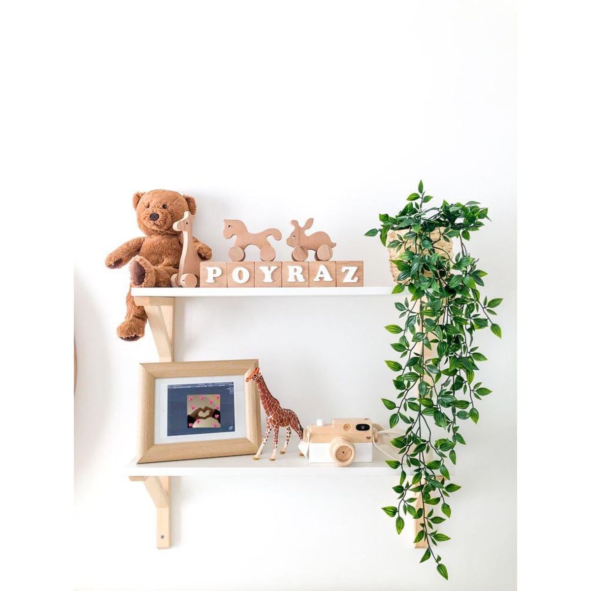 GENERICO - Par De Repisas Flotantes Nordicas 40cm