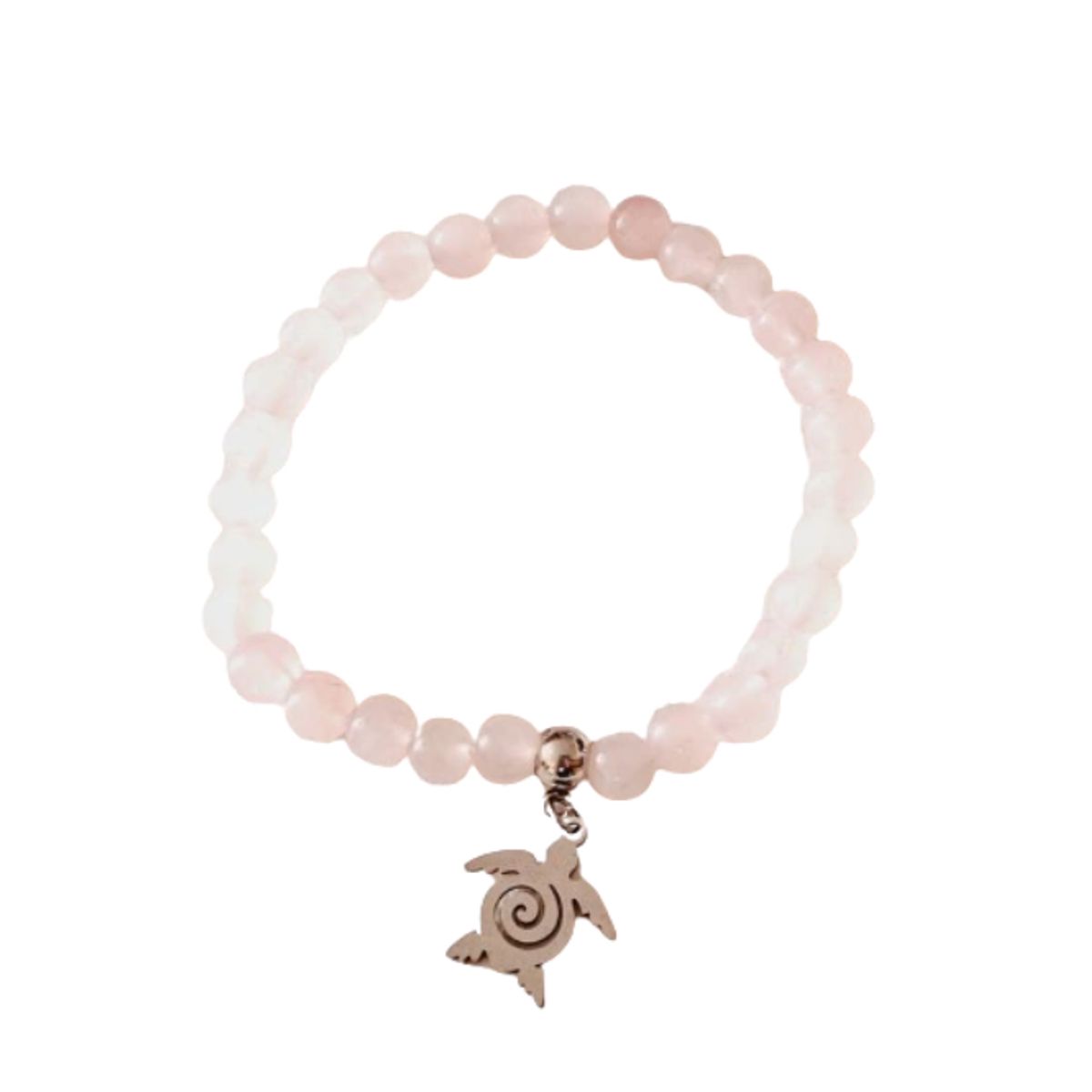 GENERICO - Pulsera de piedra cuarzo rosa