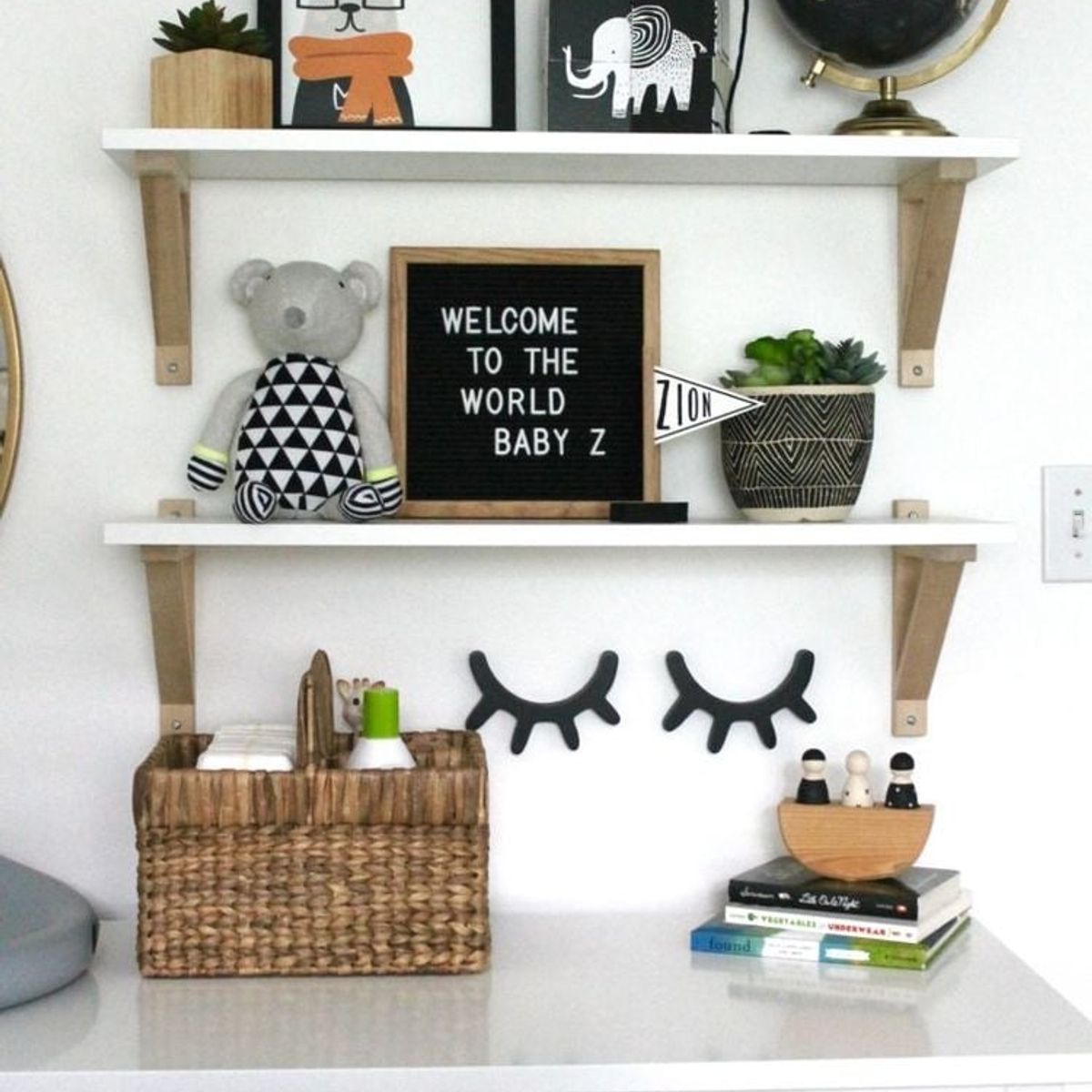 GENERICO - Par De Repisas Flotantes Nordicas 70cm