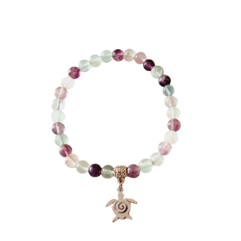 GENERICO - Pulsera de piedra Fluorita