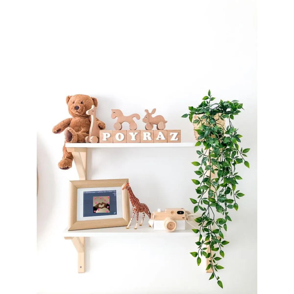 GENERICO - Par De Repisas Flotantes Nordicas 90cm