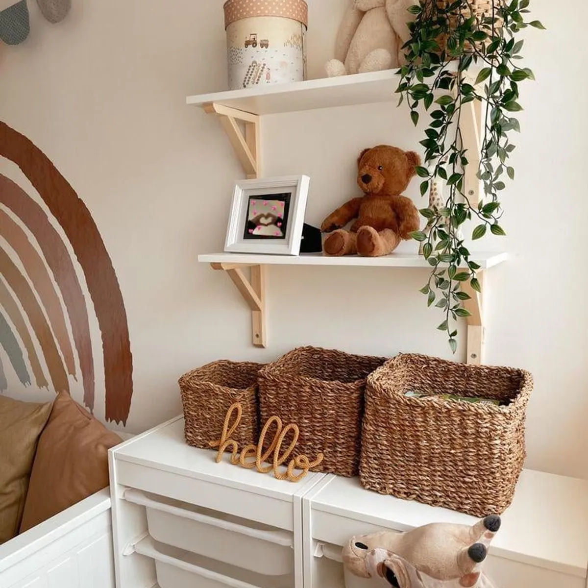 GENERICO - Par De Repisas Flotantes Nordicas 90cm