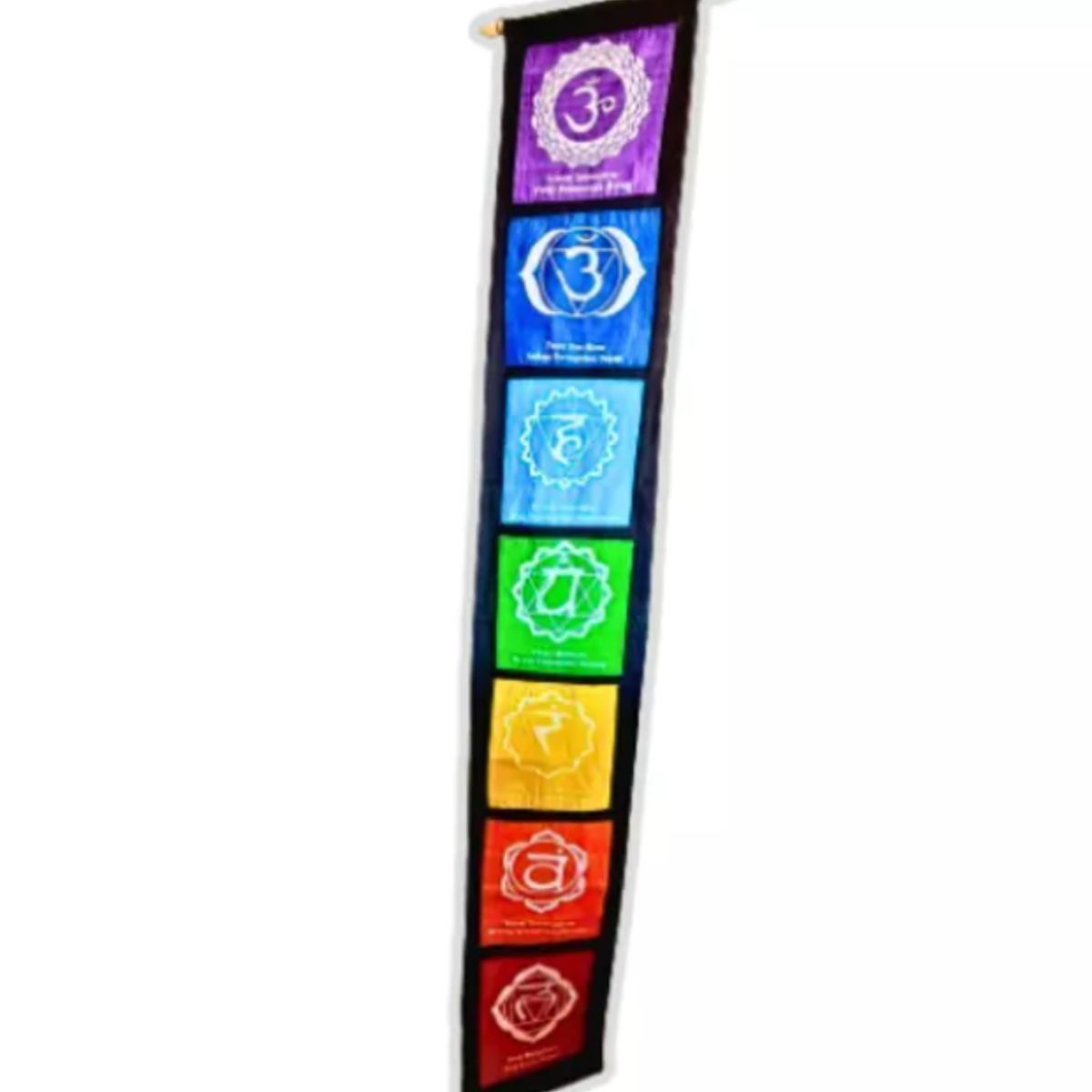 GENERICO - Paño Decorativo de tela 7 chakras