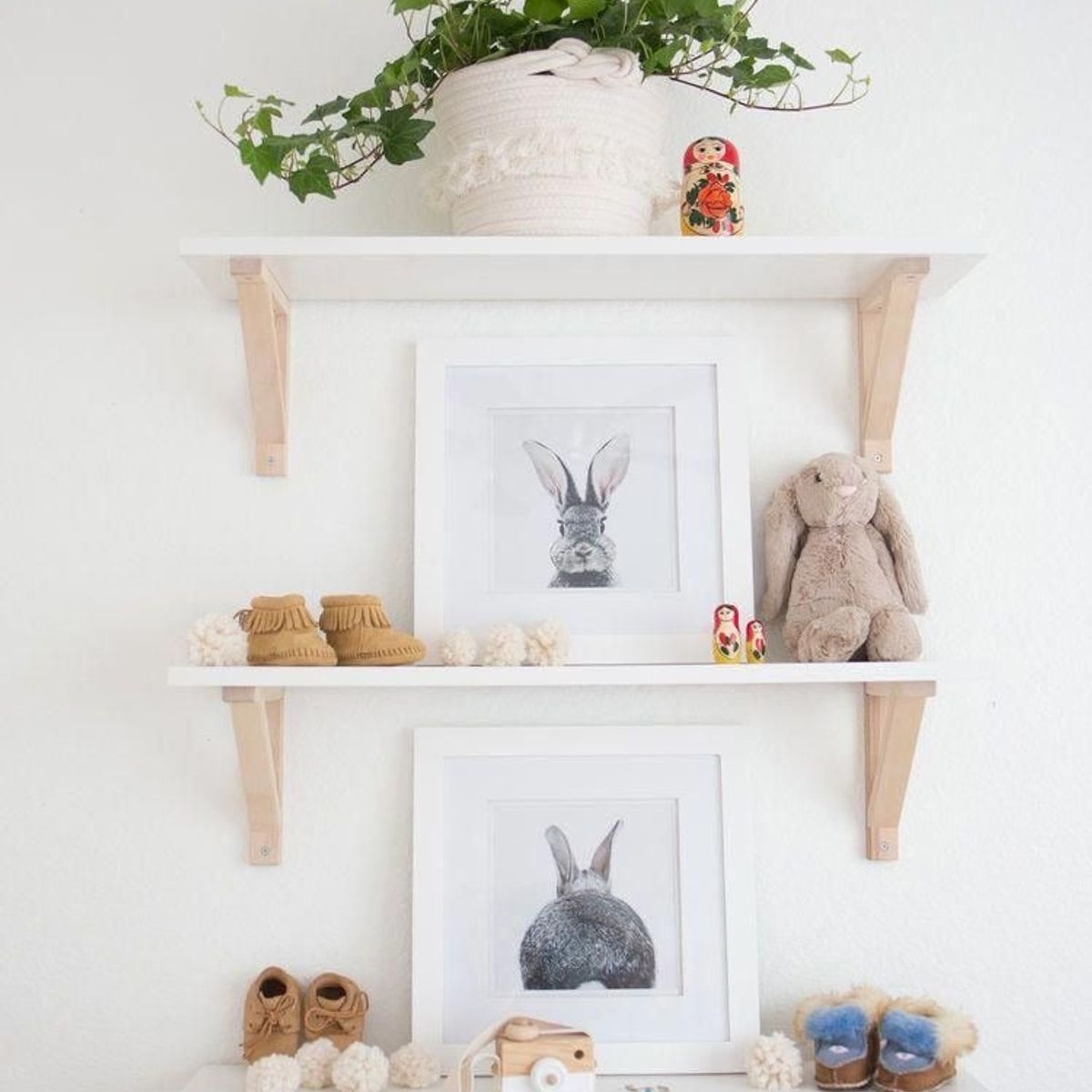 GENERICO - Set De Repisas Flotantes Nordica 50cm